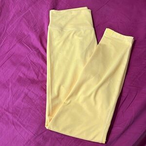 Yellow label leggings